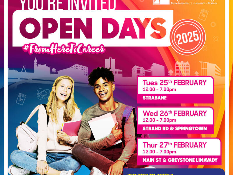 SAVE THE DATE - Open Days 2025