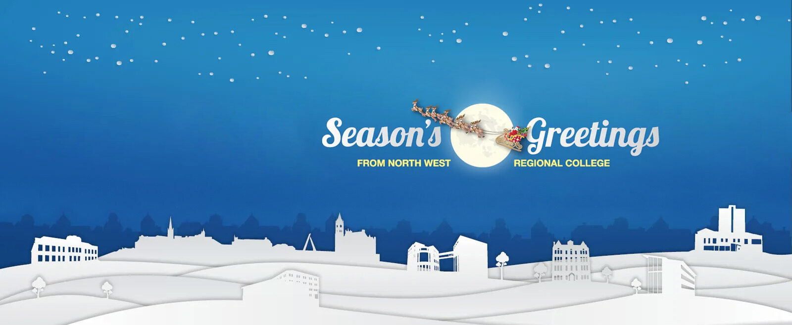 Christmas closure homepage banner