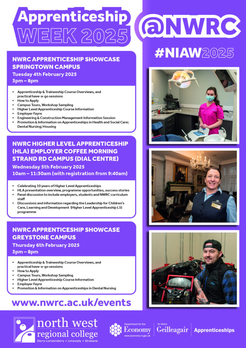 Apprentice Week 2025 NWRC A3 poster No QR Erin