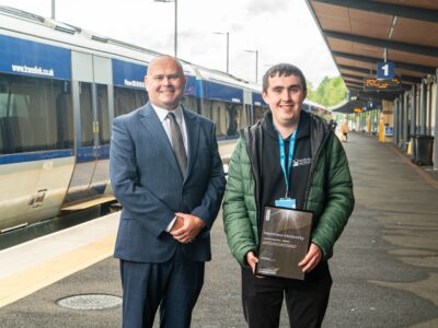 Full steam ahead for NWRC Travel and Tourism student after winning national award